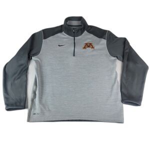 Men's Nike Minnesota Golden Gophers Dri - Fit 1/4 Zip Training Pullover Size L